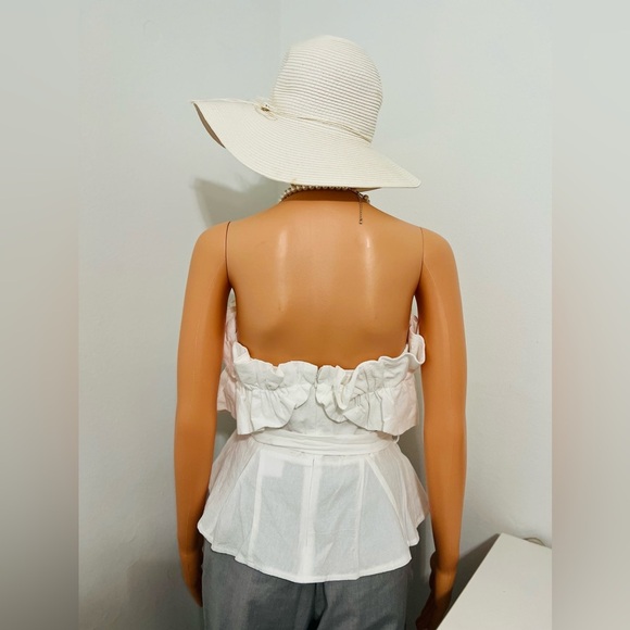 ‼️FINAL SALE MUST GO‼️🩷✨AMBITION GORGEOUS WHITE TOP✨🩷 - Picture 3 of 8